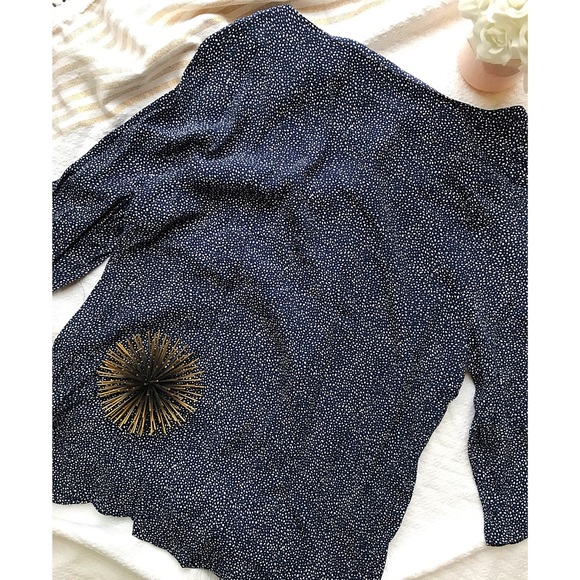 Blue Polka Dot Shirt - Picture 3 of 4